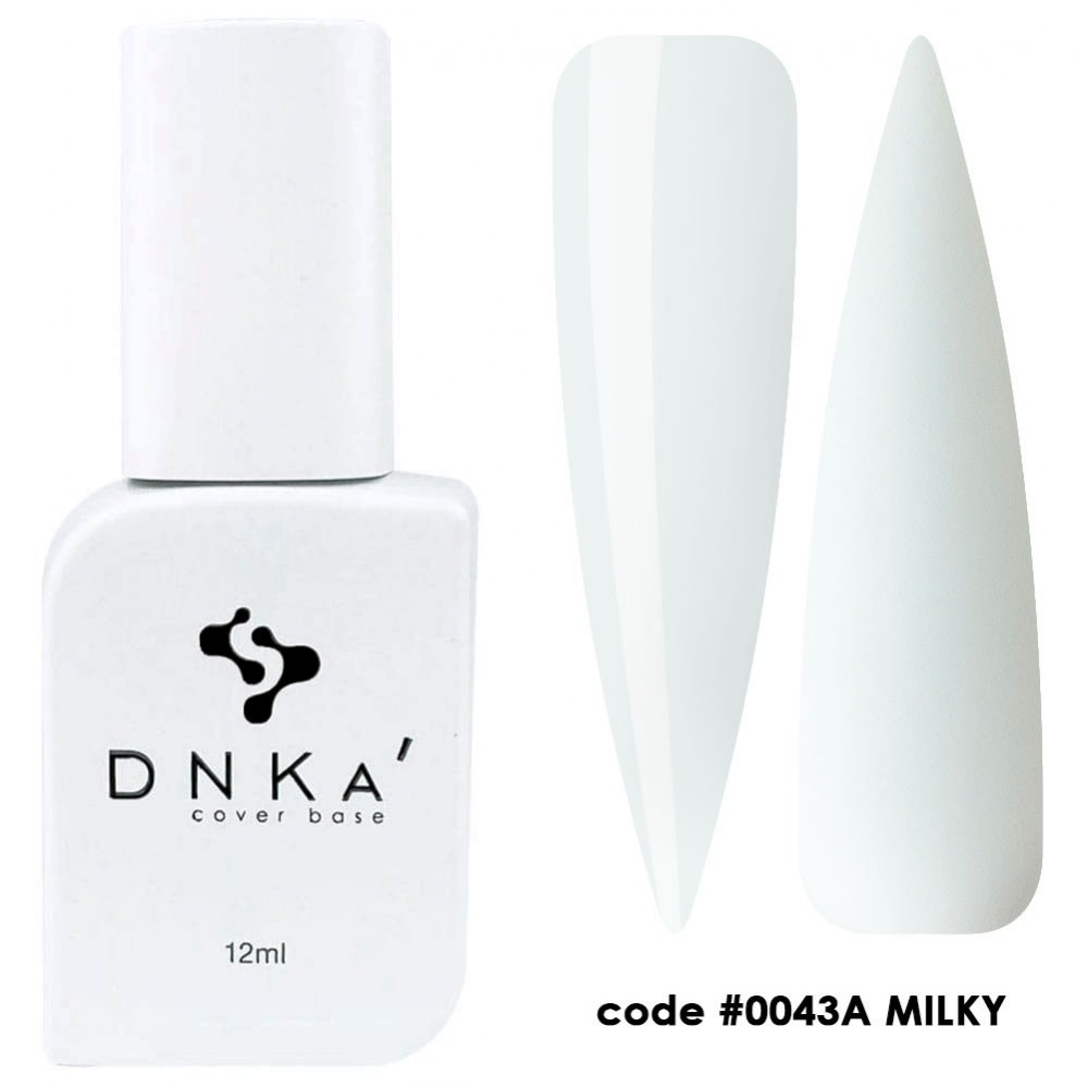 DNKa Cover Rubber Base French #0043A Milky 12ml