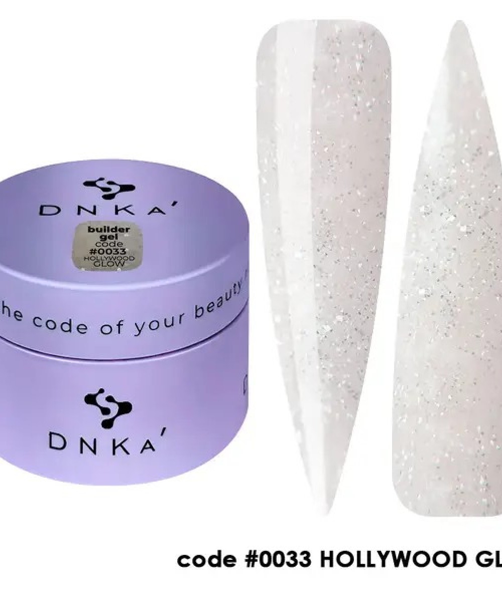 Dnka Builder Gel #0033 Hollywood Glow, 30ml **