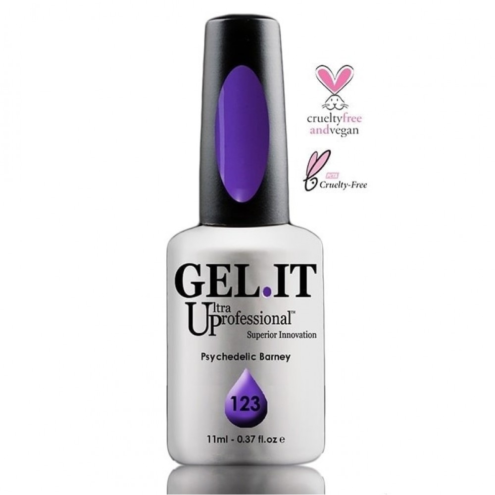 Gel It Up Ημιμόνιμο Βερνίκι Νυχιών 123 Psychedelic Barney ,11ml *