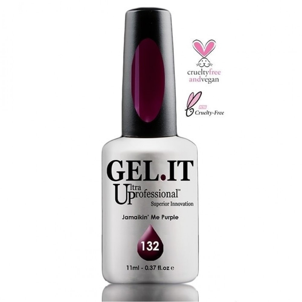 Gel It Up Ημιμόνιμο Βερνίκι Νυχιών 132 Jamaikin’ Me Purple ,11ml