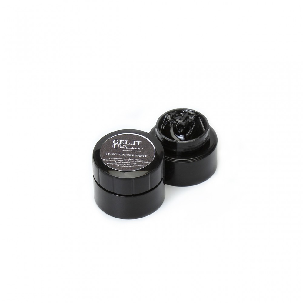 Gel It Up Black 3D Sculpture Paste 5G *