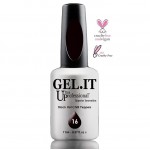 Gel It Up Ημιμόνιμο Βερνίκι Νυχιών 16 Black Hot Chilli Peppers ,11ml
