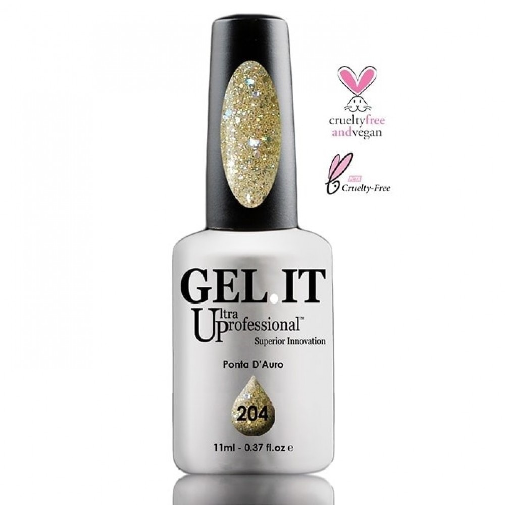 Gel It Up Ημιμόνιμο Βερνίκι Νυχιών 204 Ponta D’Auro ,11ml Gel It Up Ημιμόνιμο Βερνίκι Νυχιών 204 Ponta D’Auro ,11ml