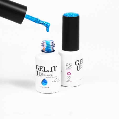 Gel It Up Ημιμόνιμο Βερνίκι Νυχιών Snowflakes 2313 Bling Blue Bloom ,11ml *