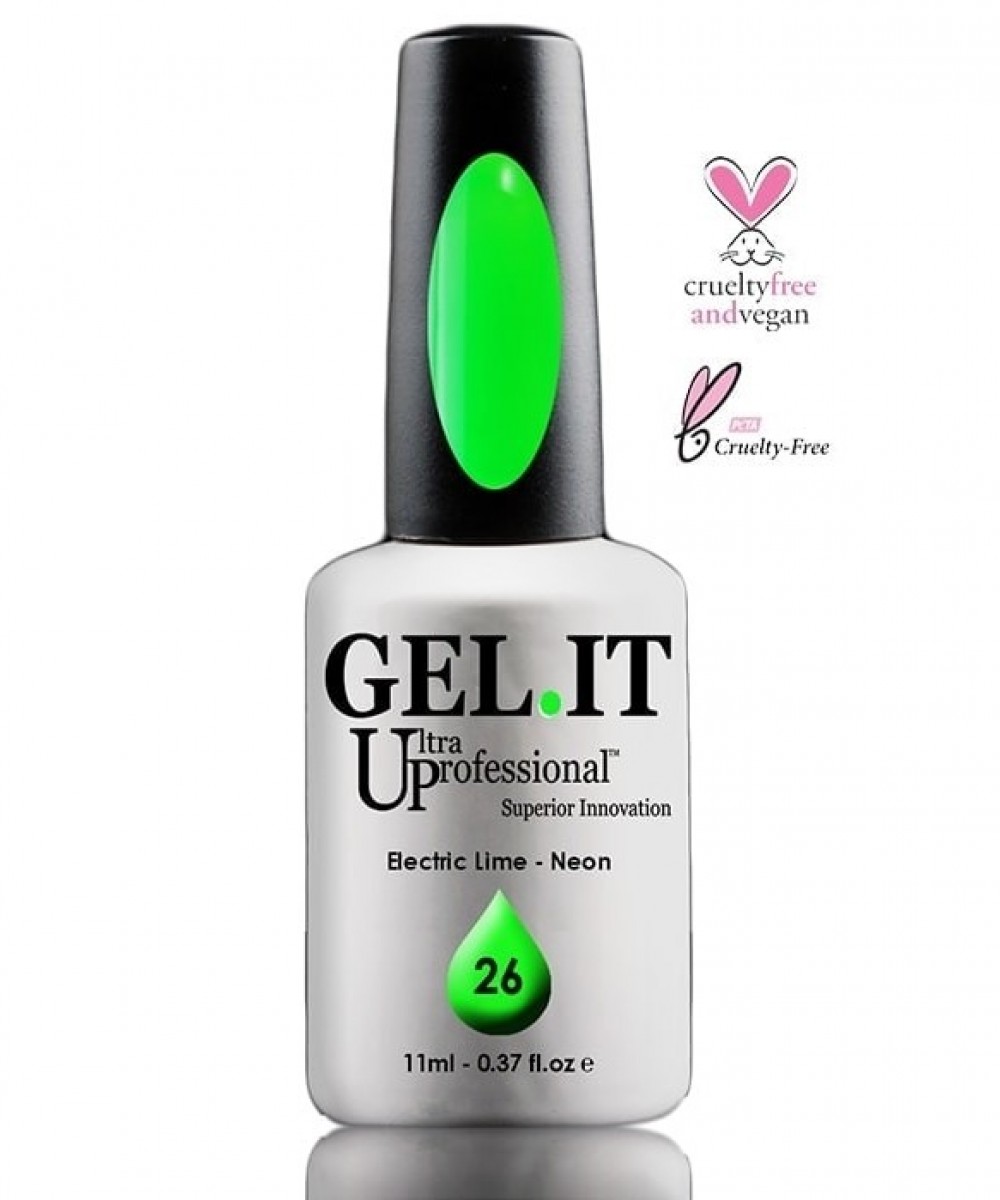 Gel It Up Ημιμόνιμο Βερνίκι Νυχιών 26 Electric Lime ,11ml *