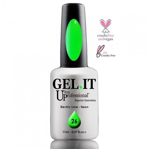 Gel It Up Ημιμόνιμο Βερνίκι Νυχιών 26 Electric Lime ,11ml *