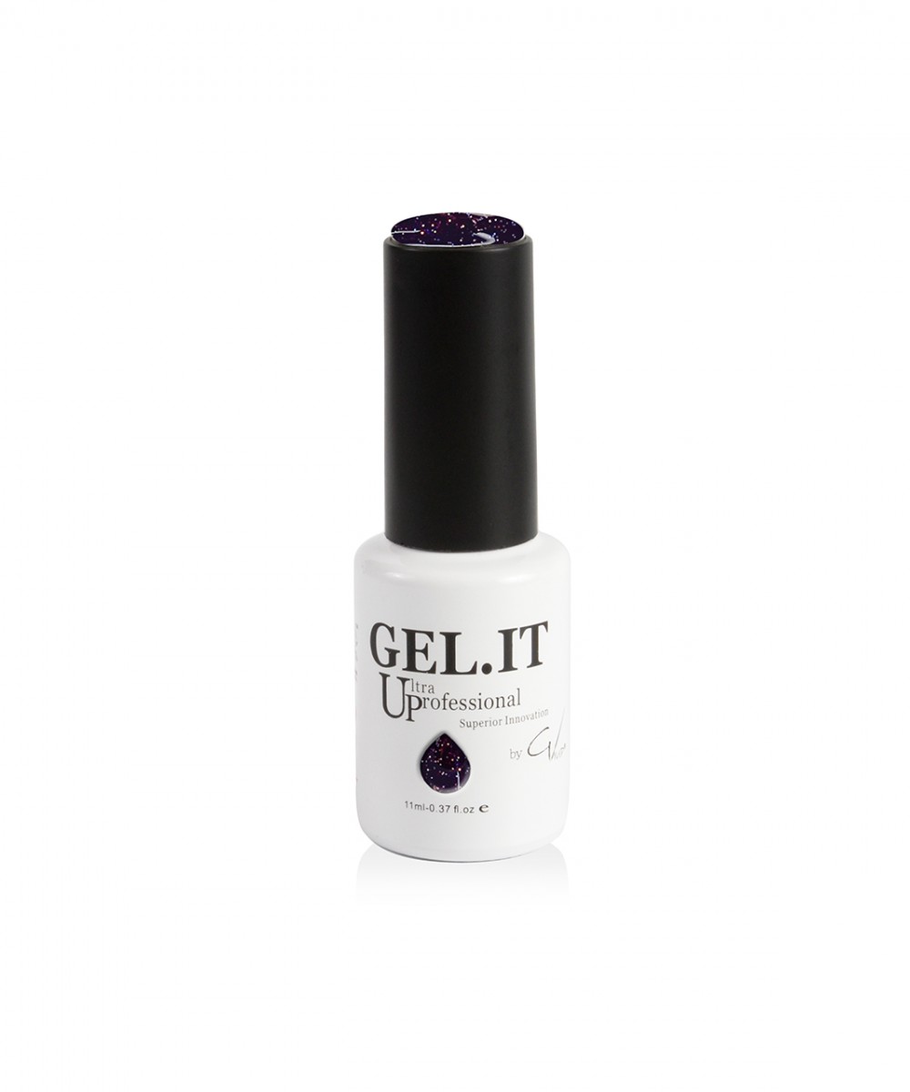 Gel It Up Ημιμόνιμο Βερνίκι Νυχιών 2328 Glittering Grape Galaxy ,11ml