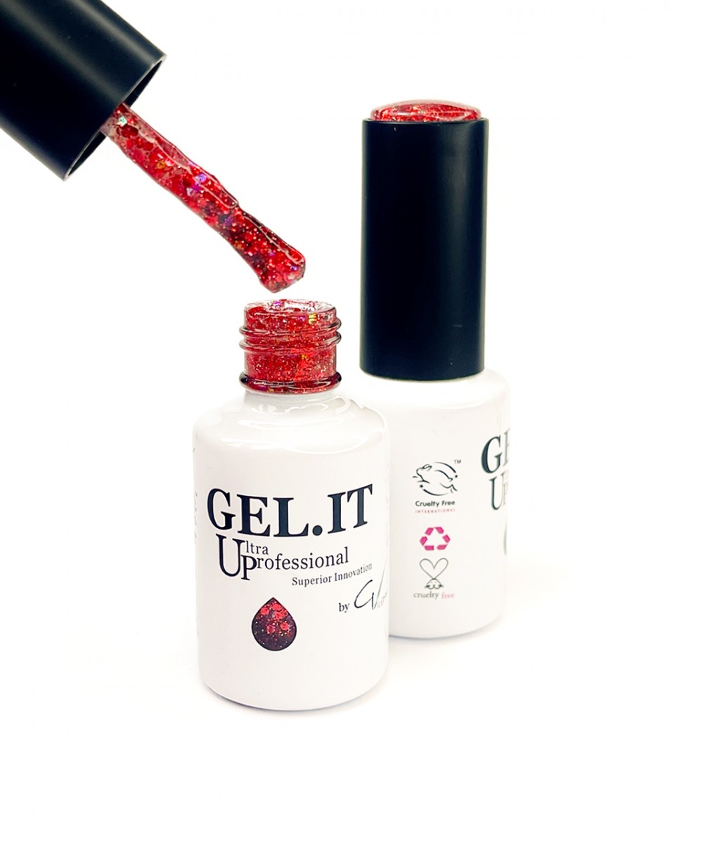 Gel It Up Ημιμόνιμο Βερνίκι Νυχιών #5 Comic Strip Crimson, 11ml