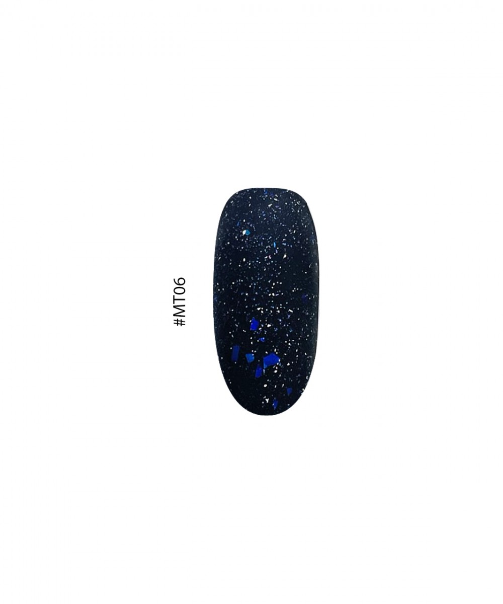 Gel It Up Ημιμόνιμο Βερνίκι Νυχιών Spot My Top Coats Glitter Matte MT6 11ml