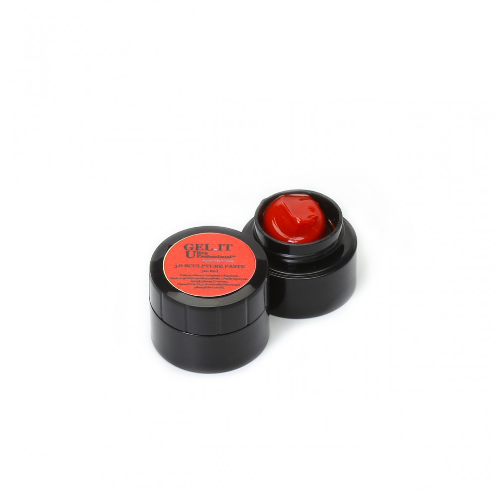 Gel It Up Red 3D Sculpture Paste Πάστα Γλυπτικής