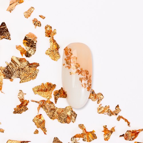 Gel It Up Bling It On Flakes – Bronze