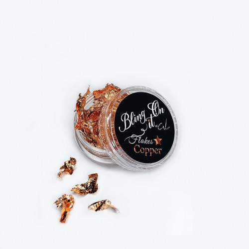 Gel It Up Bling It On Flakes – Bronze