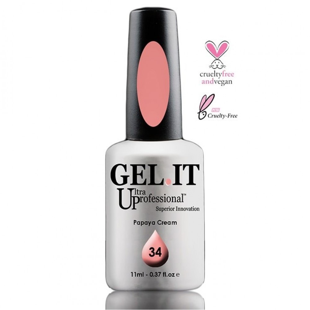 Gel It Up Ημιμόνιμο Βερνίκι Νυχιών 34 Papaya Cream ,11ml Gel It Up Ημιμόνιμο Βερνίκι Νυχιών 34 Papaya Cream ,11ml