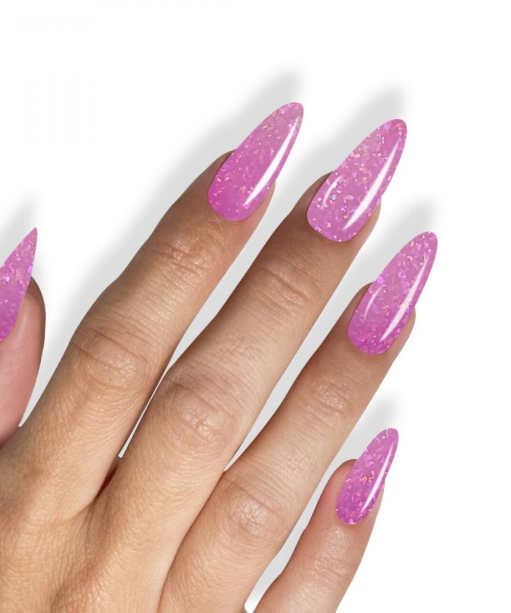 Gel It Up Duplicity Brush On Builder Magenta Glitter,15ml *
