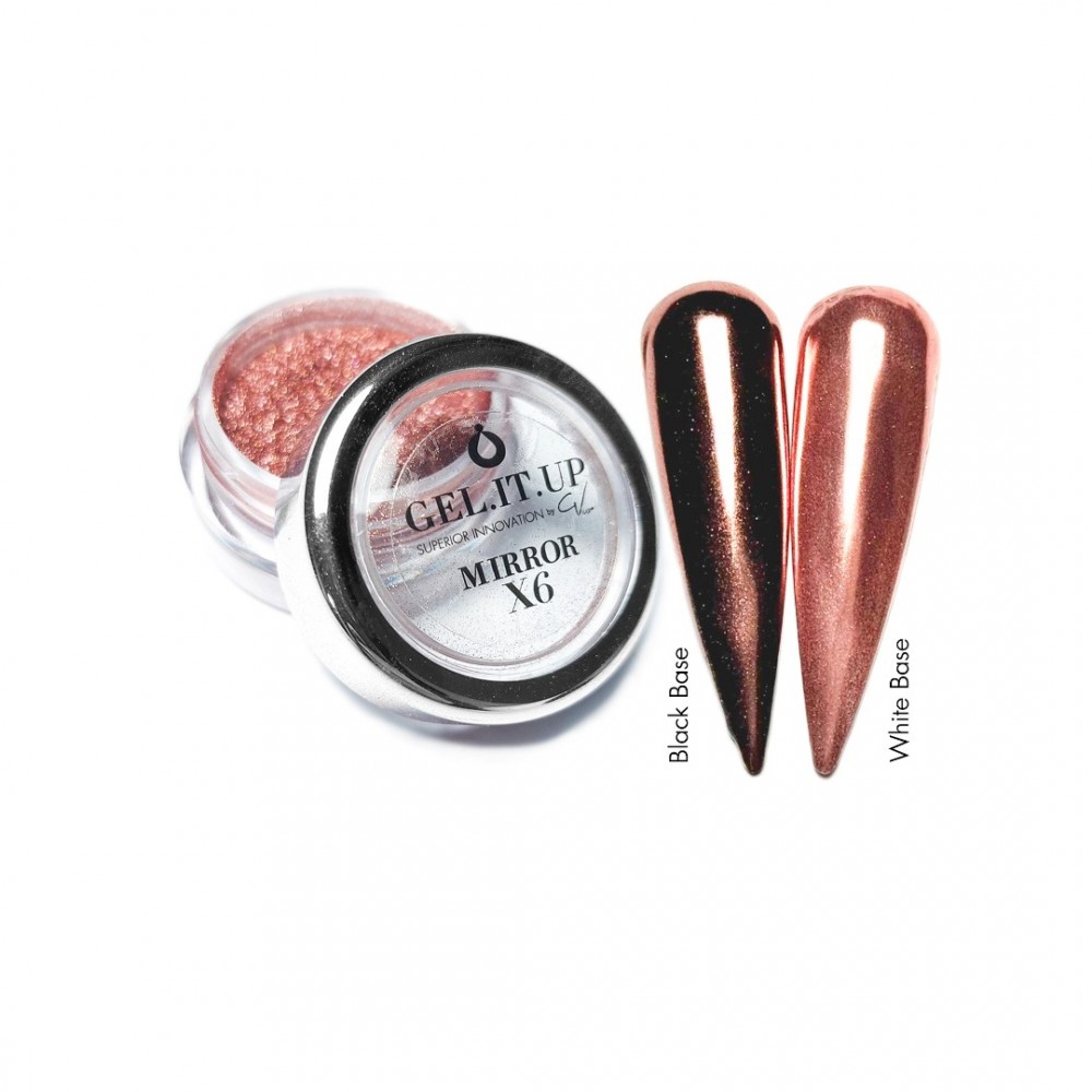 Gel It Up Σκόνη Νυχιών  Mirror X6