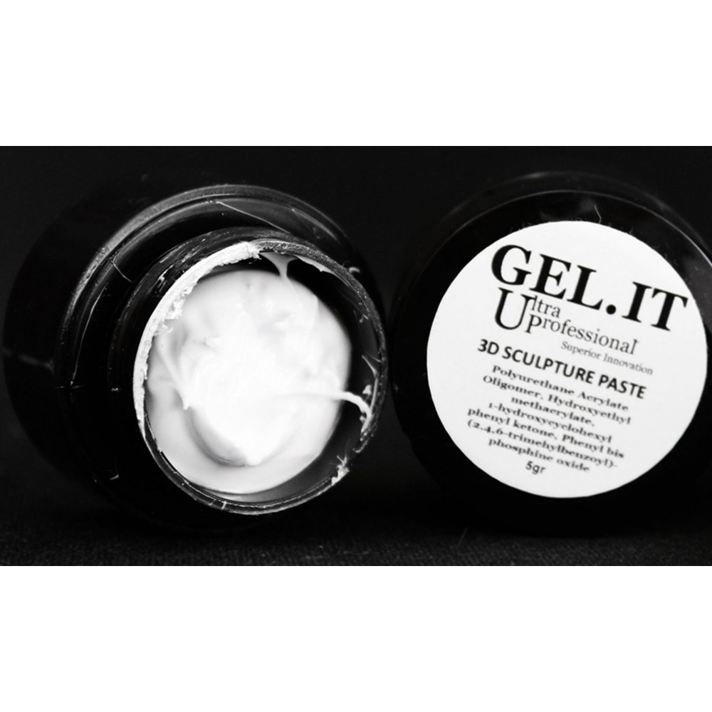 Gel It Up White 3D Sculpture Paste 5G