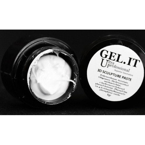 Gel It Up White 3D Sculpture Paste 5G