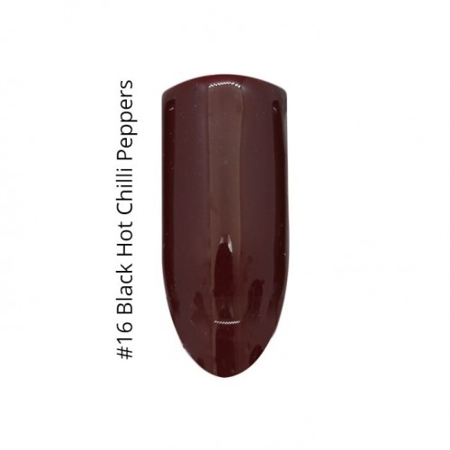 Gel It Up Ημιμόνιμο Βερνίκι Νυχιών 16 Black Hot Chilli Peppers ,11ml *