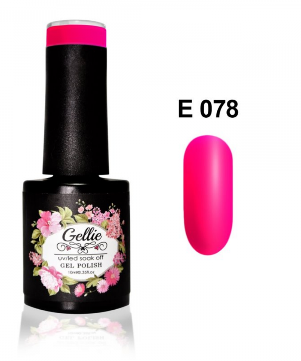 Gellie Ημιμόνιμο Βερνίκι Νυχιών E078 ,10ml