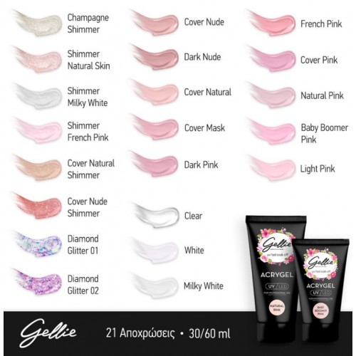 Gellie Acrygel Clear 30ml