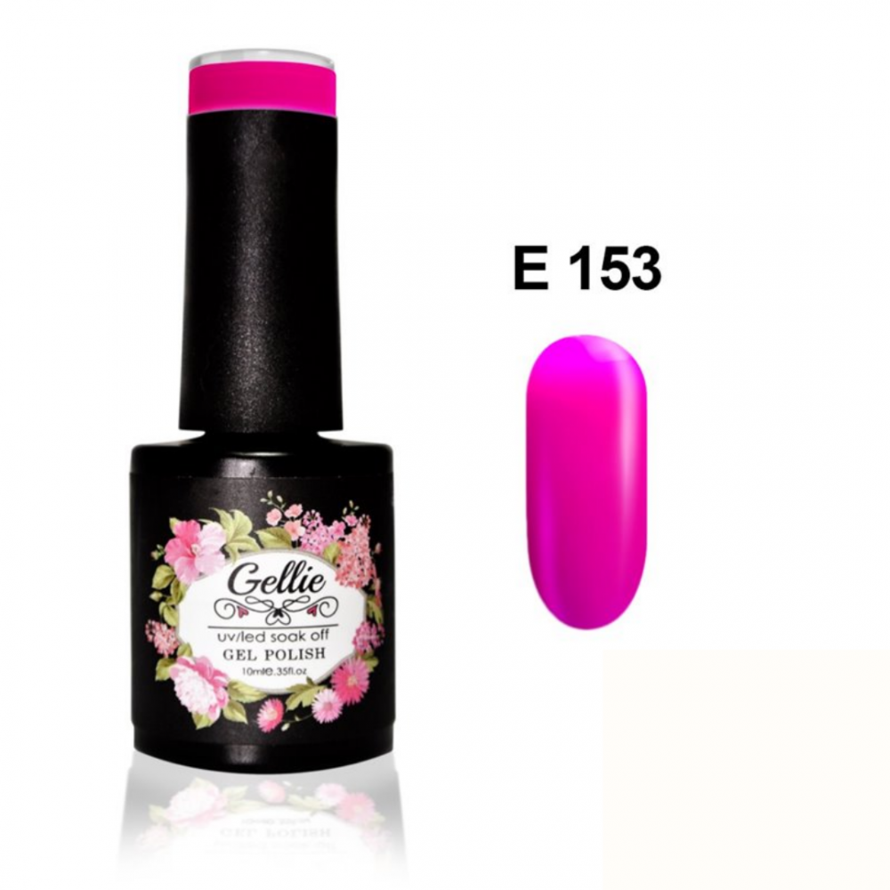 Gellie Ημιμόνιμο Βερνίκι Νυχιών E153 ,10ml Gellie Ημιμόνιμο Βερνίκι Νυχιών E153 ,10ml