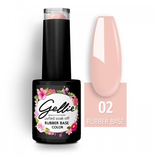 Gellie Rubber Base Color 02 ,10ml