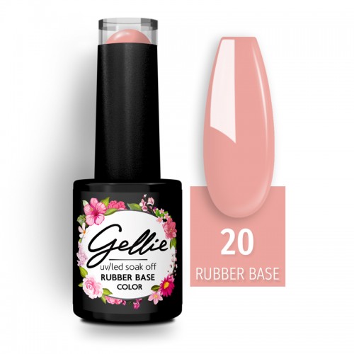 Gellie Rubber Base Color 20 ,10ml