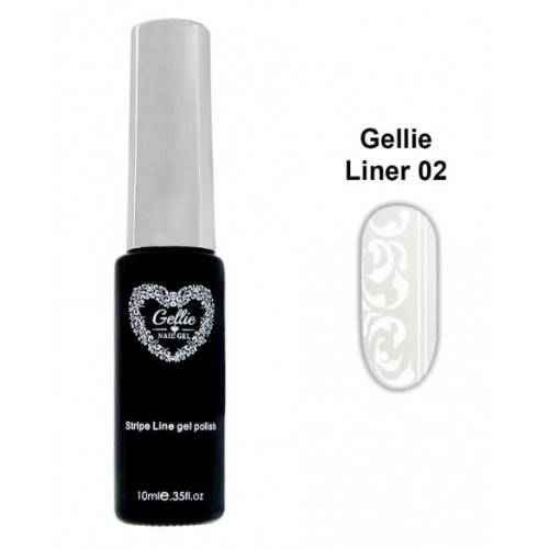 Gellie Ημιμόνιμο Βερνίκι Νυχιών Liner 02 ,10ml