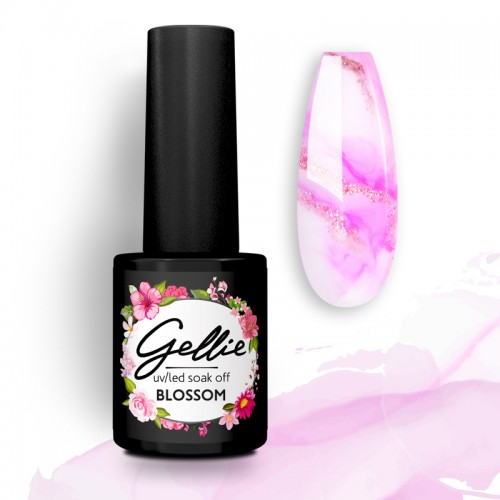 Gellie Ημιμόνιμο Βερνίκι Νυχιών Blossom Gel Clear ,10ml (5210198006653)