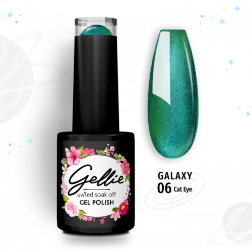 Gellie Ημιμόνιμο Βερνίκι Νυχιών Galaxy Cat Eye 06 ,10ml