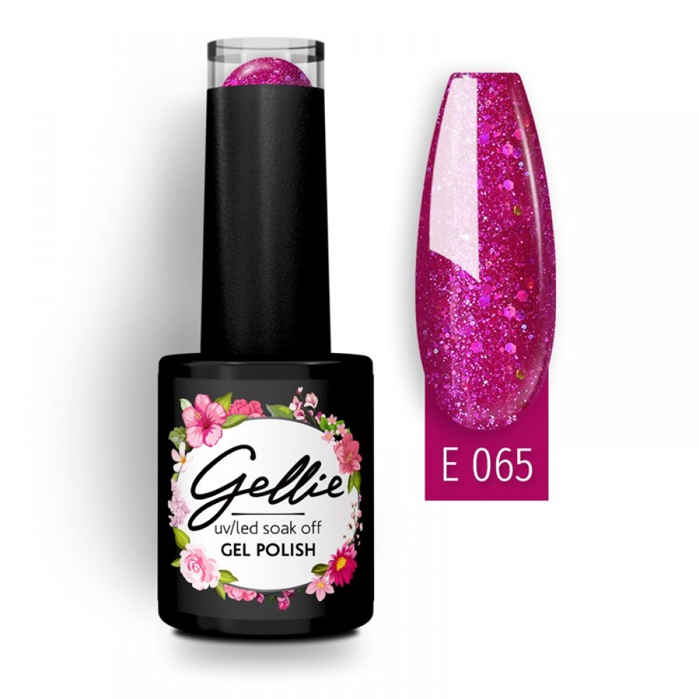 Gellie Ημιμόνιμο Βερνίκι Νυχιών E065 ,10ml