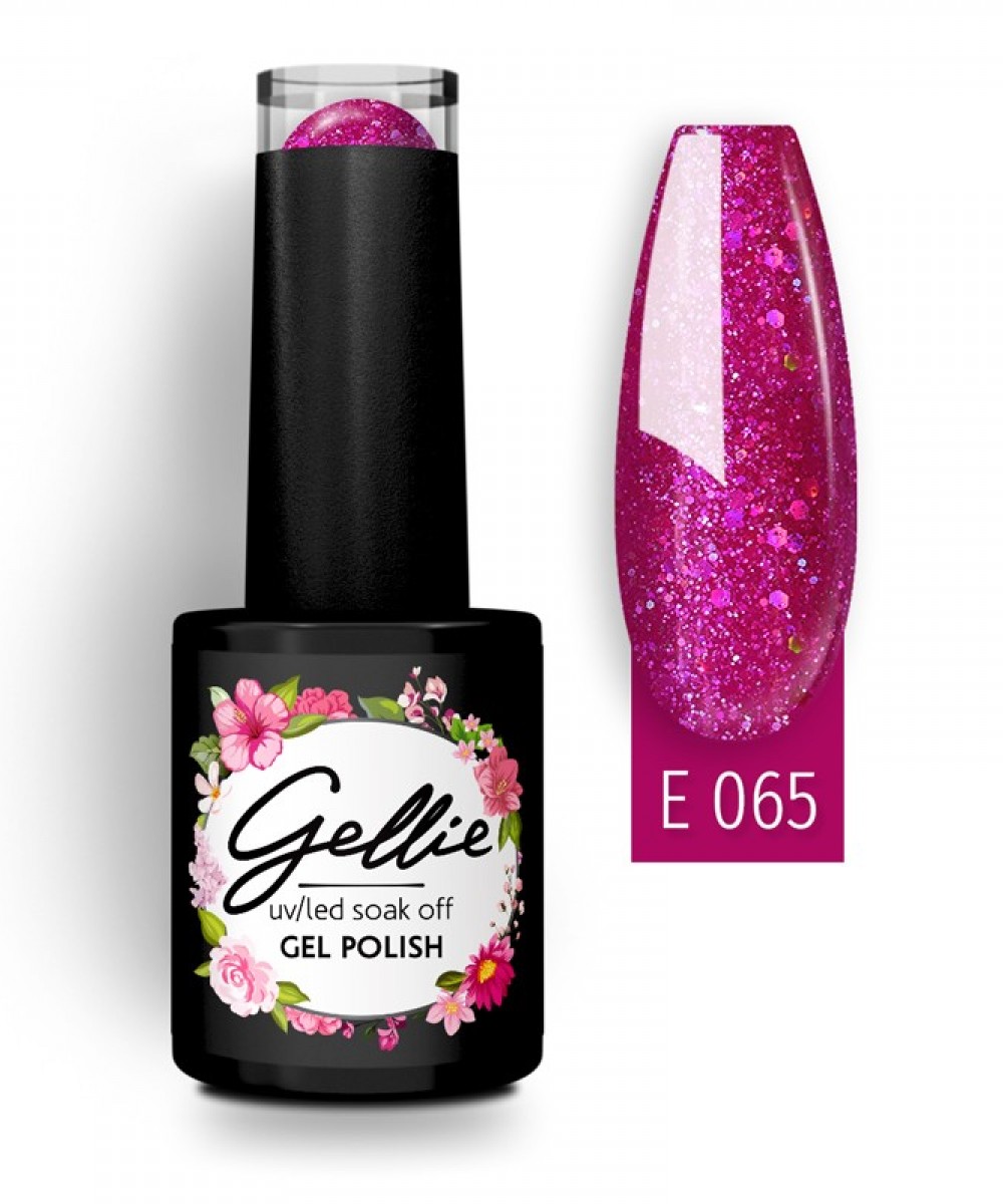 Gellie Ημιμόνιμο Βερνίκι Νυχιών E065 ,10ml