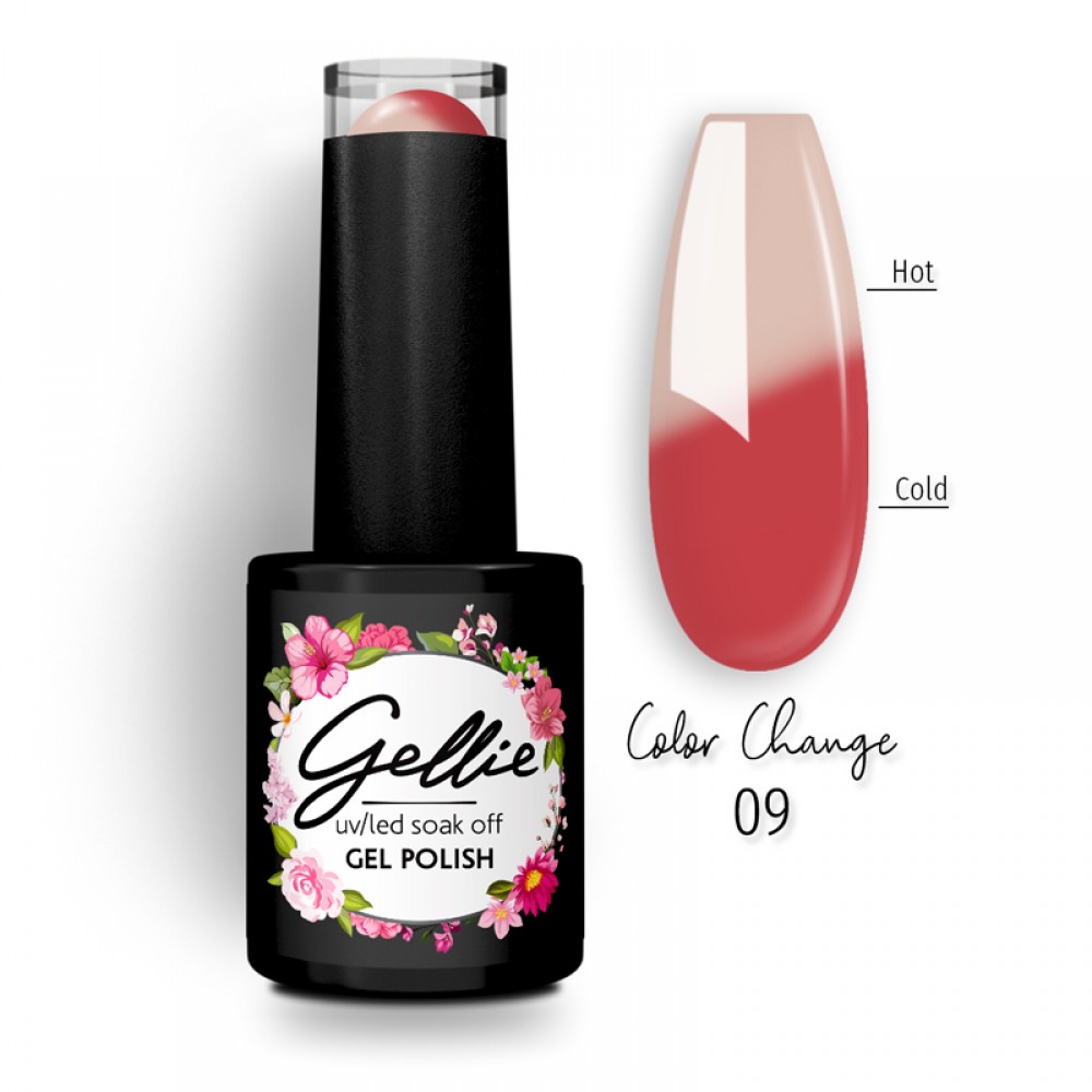 Gellie Ημιμόνιμο Βερνίκι Νυχιών Color Change 09 ,10ml Gellie Ημιμόνιμο Βερνίκι Νυχιών Color Change 09 ,10ml