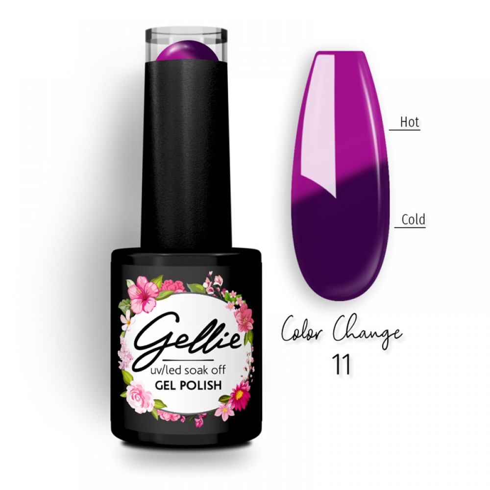 Gellie Ημιμόνιμο Βερνίκι Νυχιών Color Change 11 ,10ml