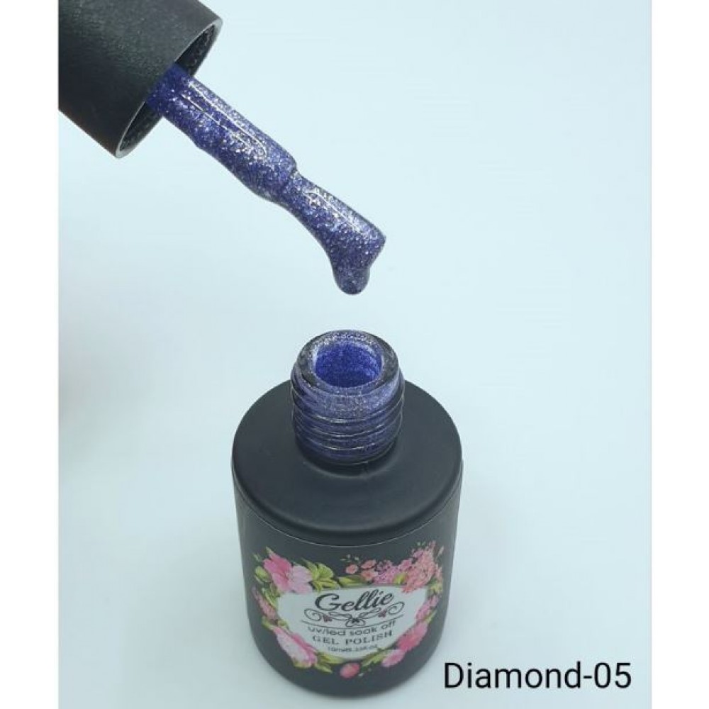 Gellie Ημιμόνιμο Βερνίκι Νυχιών Diamond 05 ,10ml *