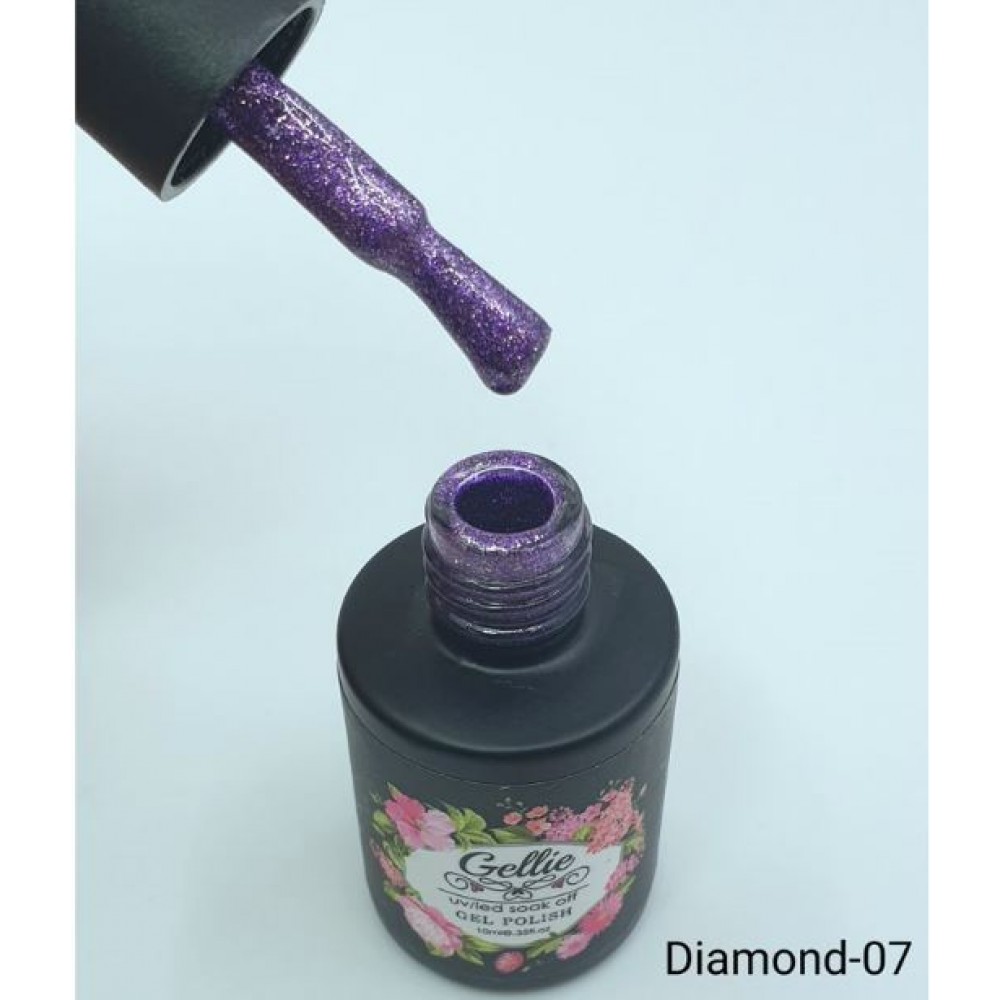Gellie Ημιμόνιμο Βερνίκι Νυχιών Diamond 07 ,10ml