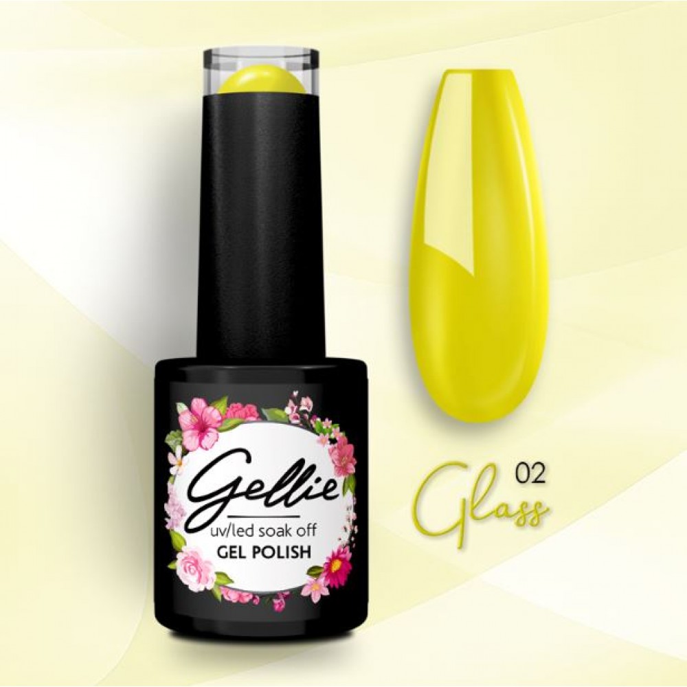 Gellie Ημιμόνιμο Βερνίκι Νυχιών Glass 02 ,10ml
