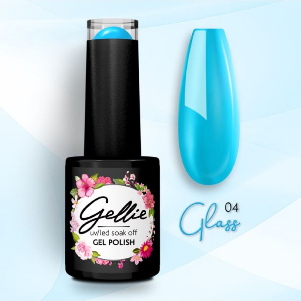 Gellie Ημιμόνιμο Βερνίκι Νυχιών Glass 04 ,10ml