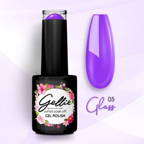 Gellie Ημιμόνιμο Βερνίκι Νυχιών Glass 05 ,10ml