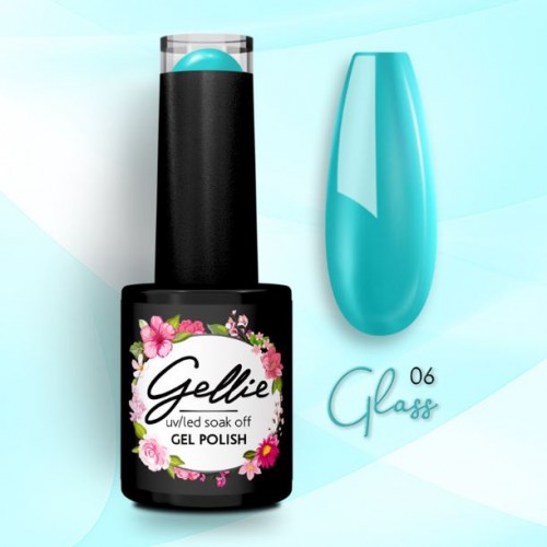 Gellie Ημιμόνιμο Βερνίκι Νυχιών Glass 06 ,10ml