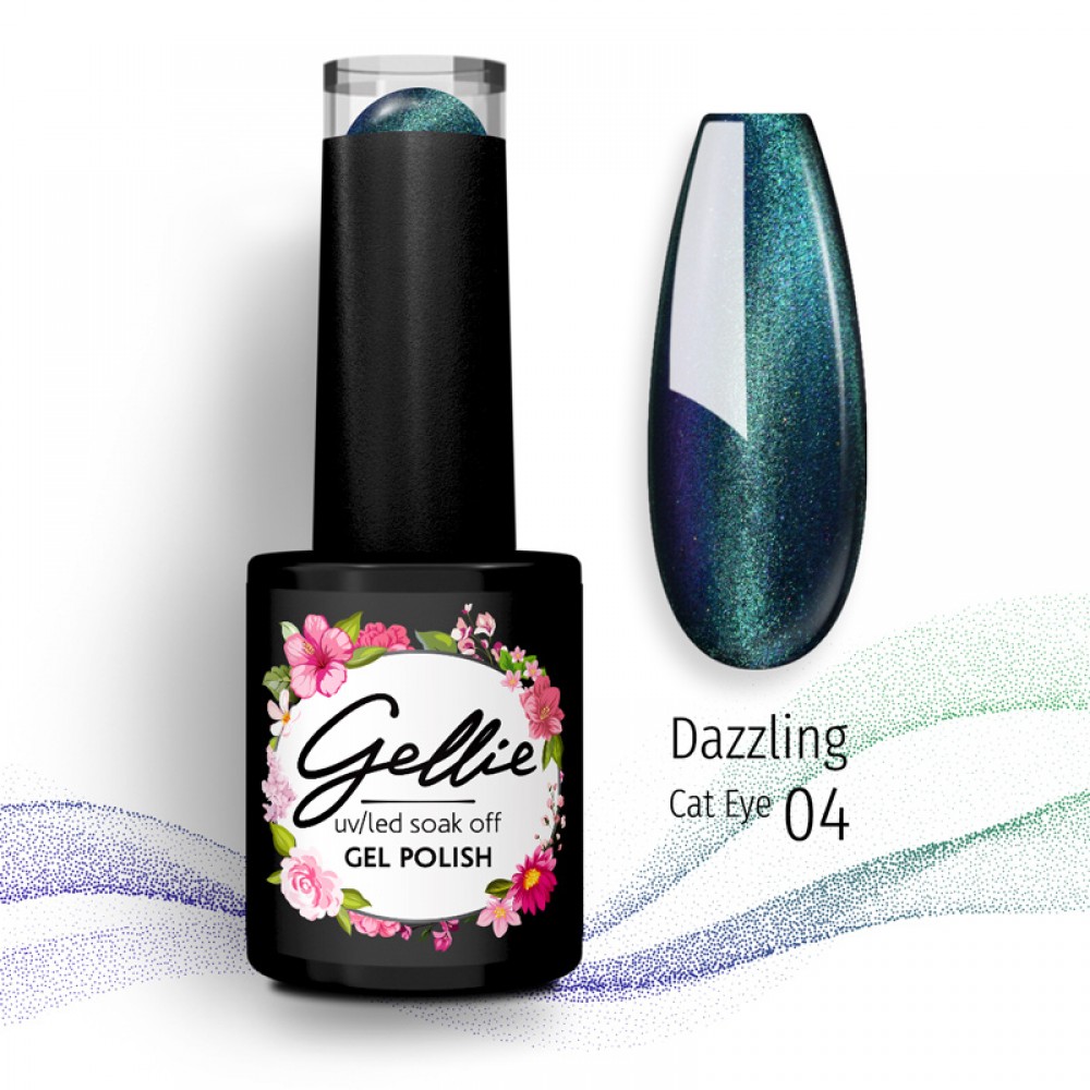 Gellie Ημιμόνιμο Βερνίκι Νυχιών Dazzling Cat Eye 04 ,10ml Gellie Ημιμόνιμο Βερνίκι Νυχιών Dazzling Cat Eye 04 ,10ml
