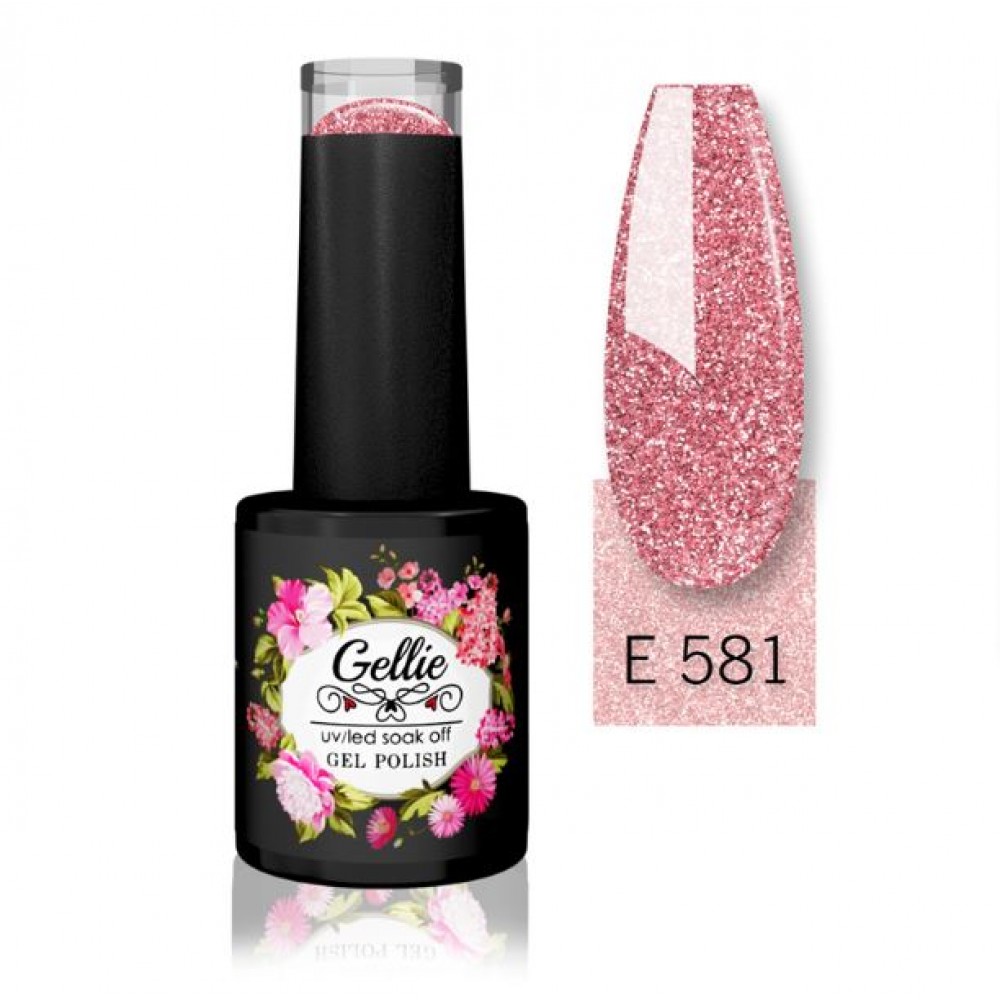 Gellie Ημιμόνιμο Βερνίκι Νυχιών E581 ,10ml