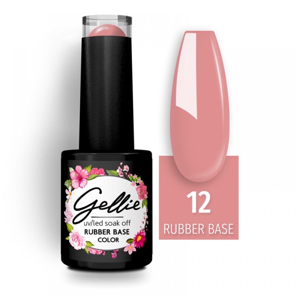 Gellie Ενισχυμένη Βάση Για Ημιμόνιμο Rubber Base 12 ,10ml Gellie Ενισχυμένη Βάση Για Ημιμόνιμο Rubber Base 12 ,10ml