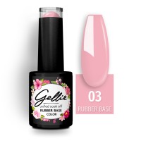 Gellie Rubber Base Color 03 ,10ml