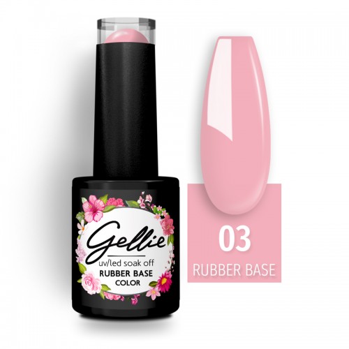 Gellie Rubber Base Color 03 ,10ml