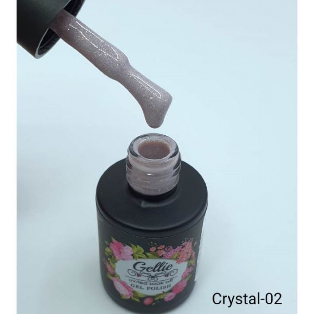 Gellie Ημιμόνιμο Βερνίκι Νυχιών Crystal 02 ,10ml