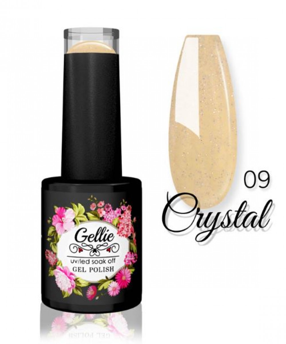 Gellie Ημιμόνιμο Βερνίκι Νυχιών – Crystal 09 ,10ml