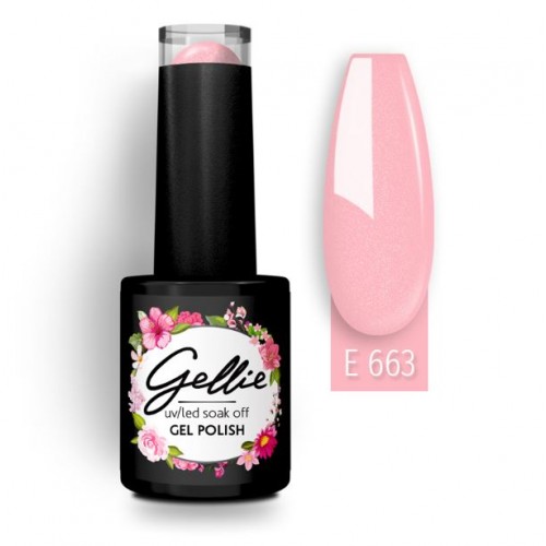 Gellie Ημιμόνιμο Βερνίκι Νυχιών E663 ,10ml