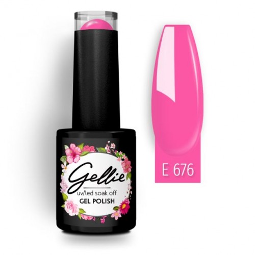 Gellie Ημιμόνιμο Βερνίκι Νυχιών E676 ,10ml