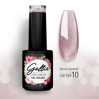 Gellie Ημιμόνιμο Βερνίκι Aurora Diamond Cat Eye 10 ,10ml